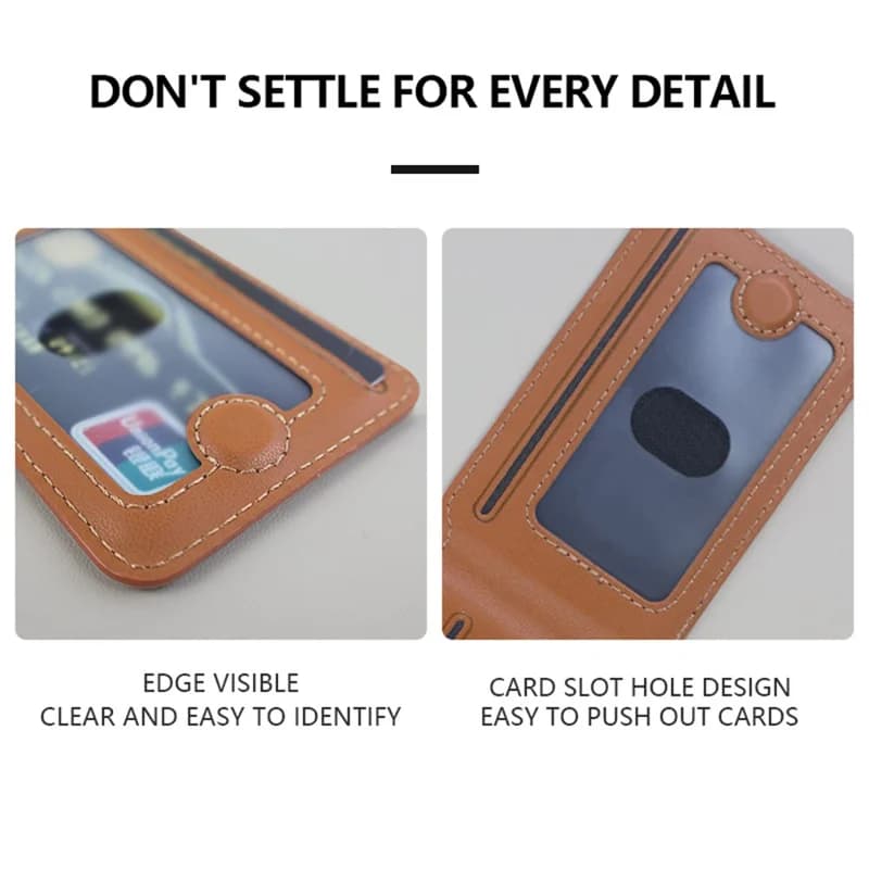 PulsrWallet Nordic Leather detail